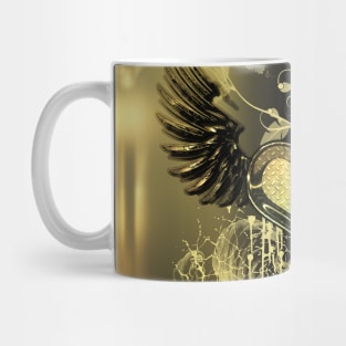 Wonderful decorative heart with wings Mug